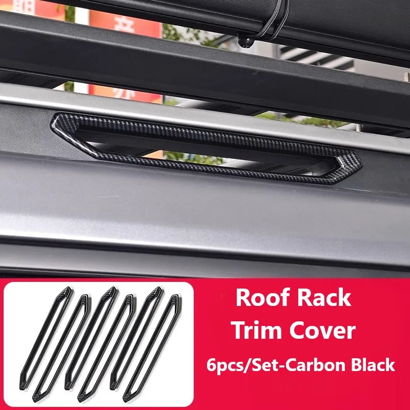 

Для Chery Jetour Traveller T2 2023-2025 накладка на багажник на крышу модификация ABS карбоновый черный стиль крышка на крышу декоративная