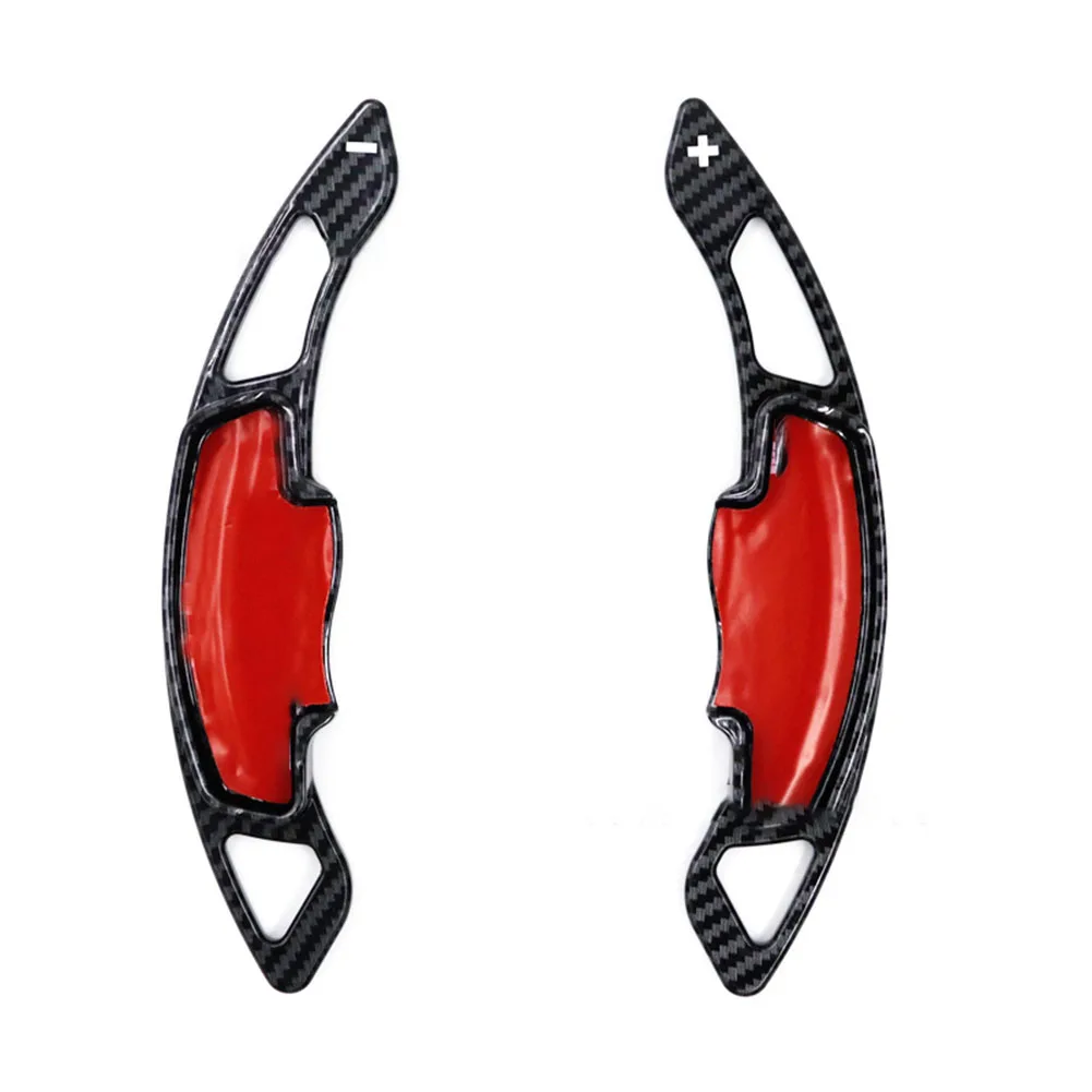 2 Pcs Carbon Fiber Steering Wheel Paddle Shifter Extension For Honda Civic Electric/Plug-in Hybrid 2017-2020 Auto Parts