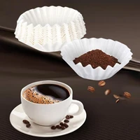 practical coffee filter paper eco friendly paper heat insulation filter paper coffee filter coffee filter paper 100pcs