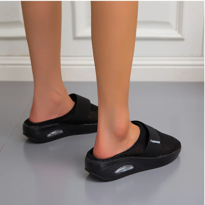 Прогулочная обувь женские танкетки модная плетеная дышащая уличные спортивные