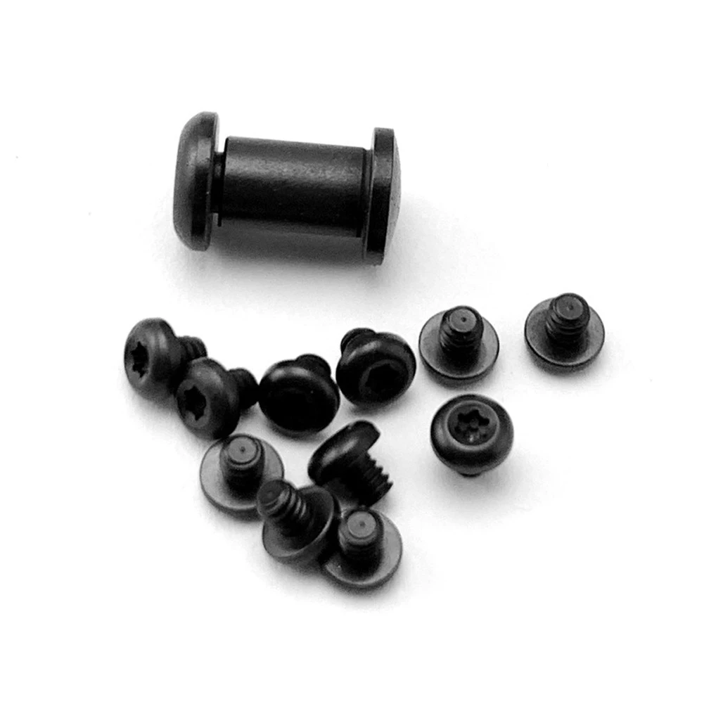 

12Pcs/Set 535 Handle Screw T6&Spindle Titanium Alloy For Butterfly Cutter 535 Blue/Black/Silver/Green Hand Tool Accessories