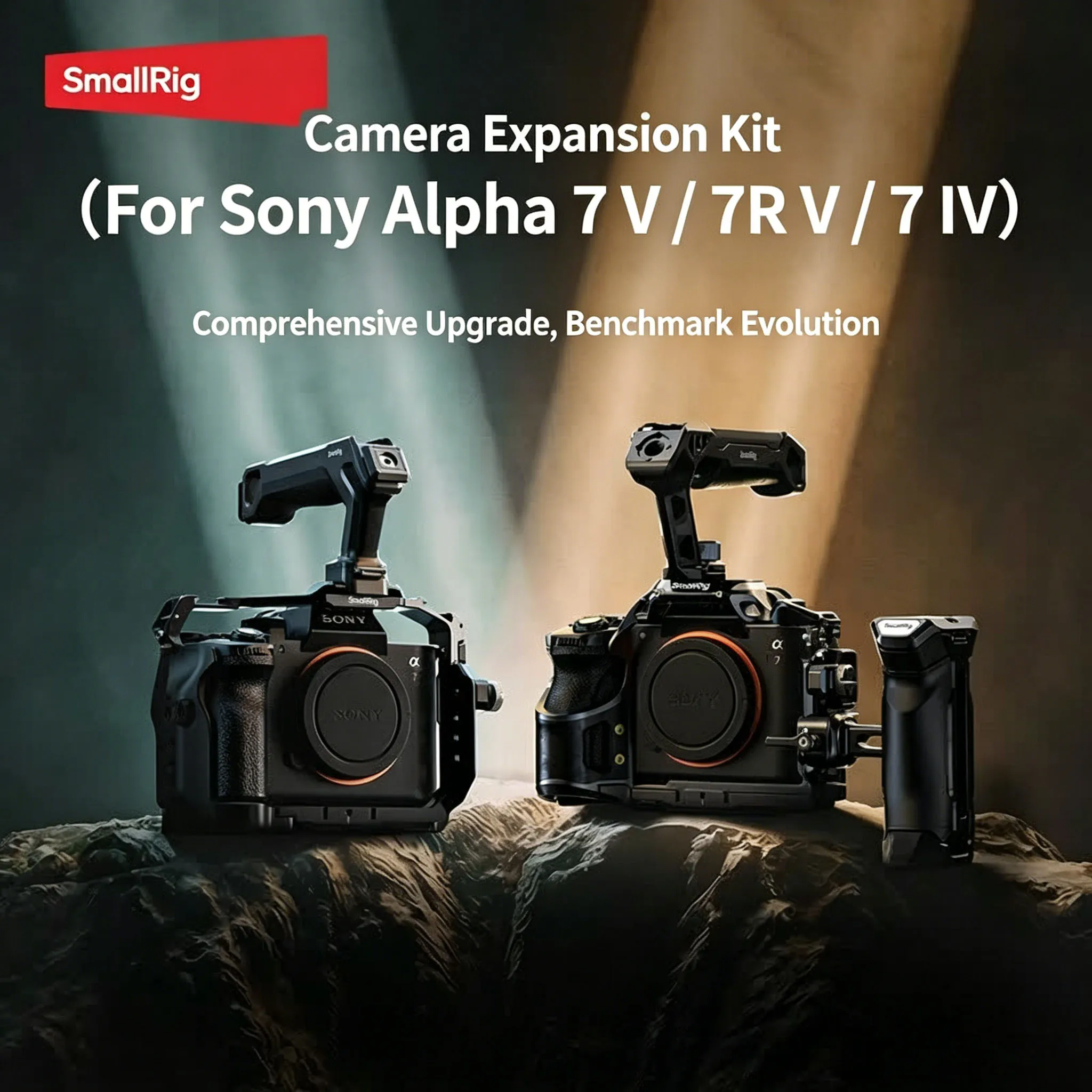 Фото Кейдж для камеры SmallRig 6029 Rhinoceros для Sony A7V, A7RV, A7 IV с креплением Cold Shoe и резьбой 1/4