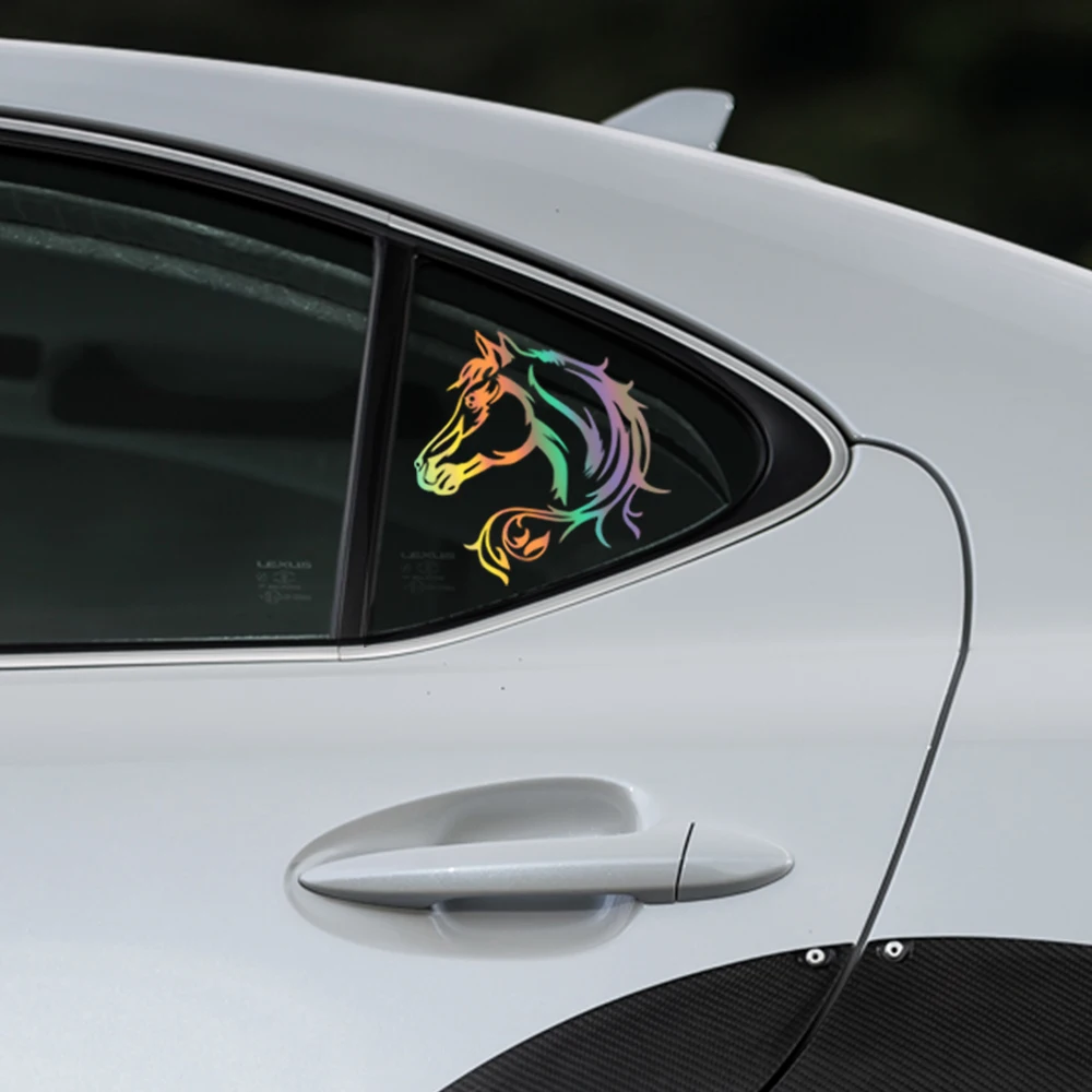 Наклейка в виде головы лошади декоративная наклейка для автомобиля мотоцикла
