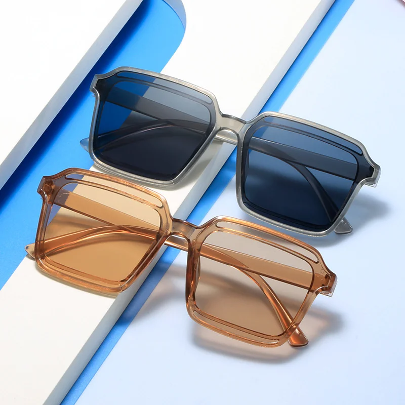 Авангардные солнцезащитные очки с отверстиями двухслойные квадратные защитой