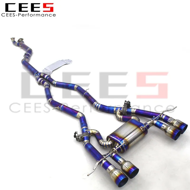 Фото  CEES Performance Титановая спортивная выхлопная система с клапаном для BMW M3/M4 G80/G82 3.0T 2019-2023 Escape Catback Exhaust №2