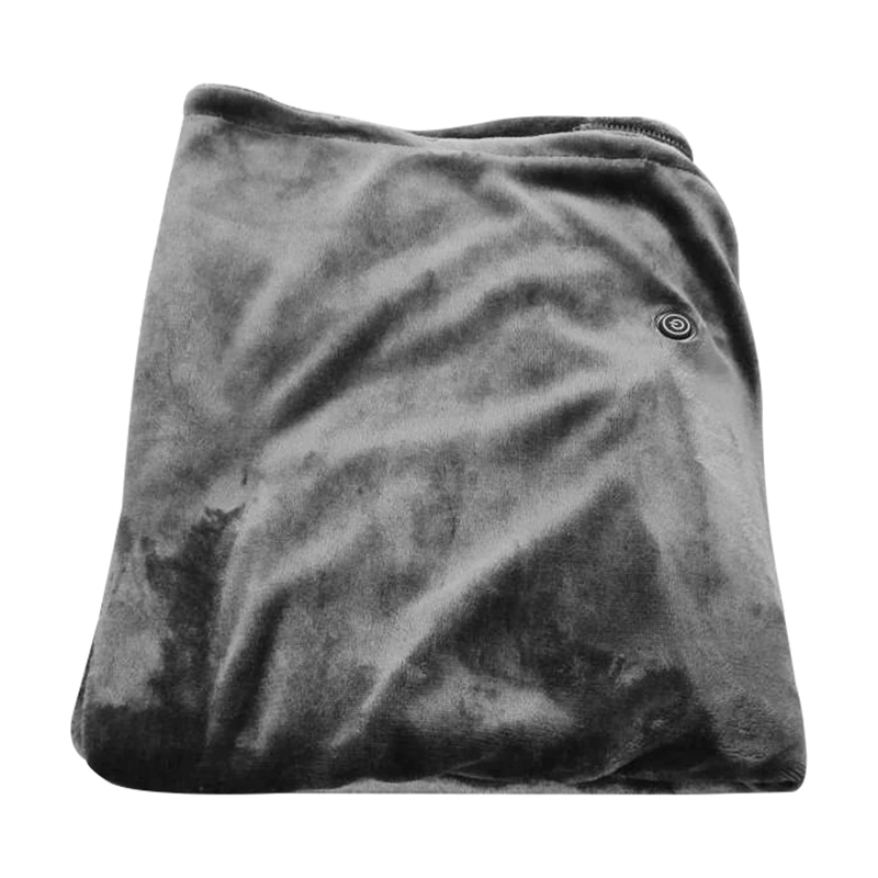 

USB Heated Warm Shawl Electric Heating Plush Throw Blanket Heated Cape Heating For Car Traveling And Home