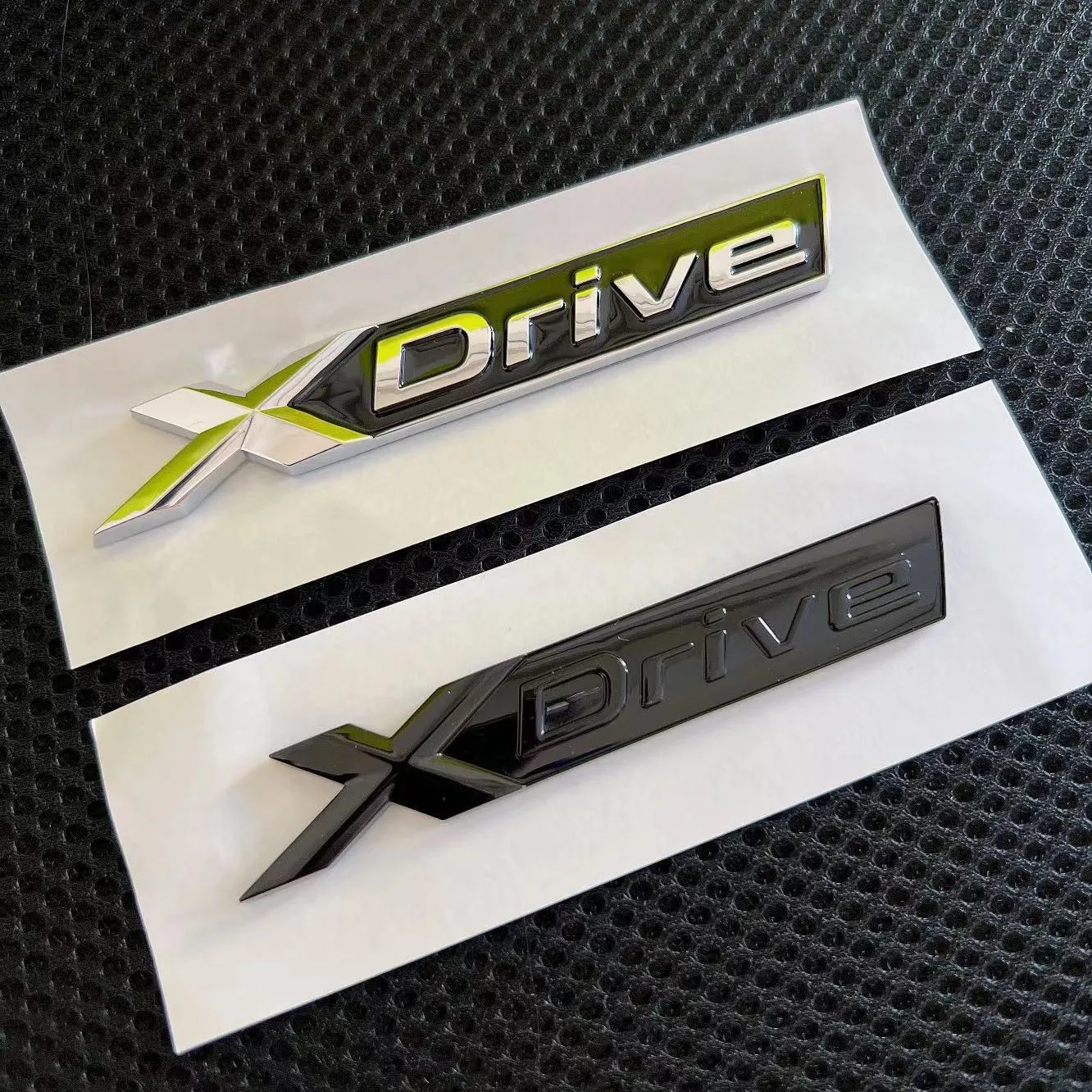 1 новые хромированные черные накладки на крыло с надписями XDrive для BMW 3 4 5 6 7 серии X1