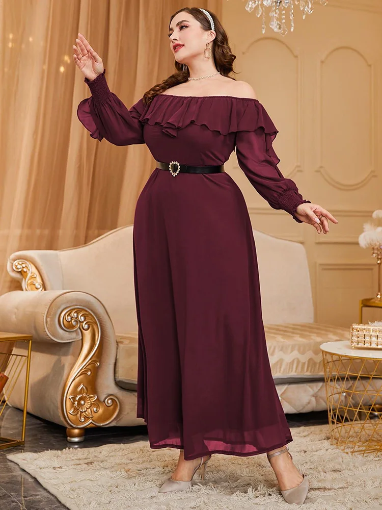 Рисунок 5 - Женское длинное платье с длинным рукавом