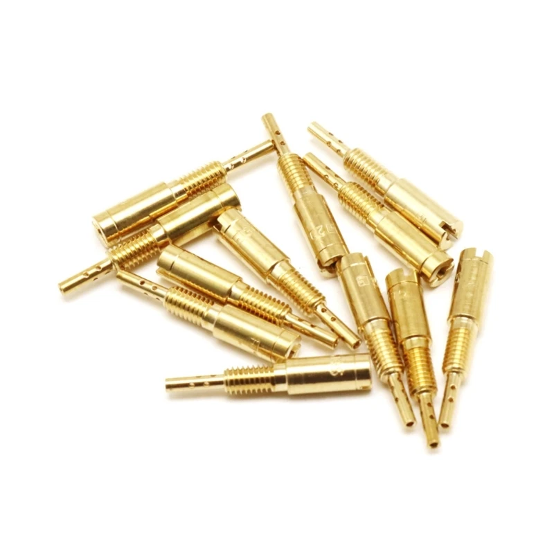 12 шт. комплект аксессуаров для карбюратора медленные пилотные форсунки от 10 до 37