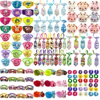 3050pcs easter small dog bow tie collections style eggs rabbit puppy dog supplies pet dog bowtie dog cat grooming accessories