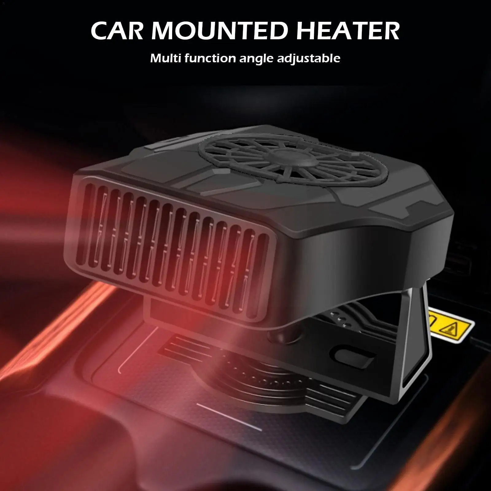 

12V/24V 120W Car Heater Electric Heating Fan Electric Dryer Air Conditioner Windshield Car Demister Defogging Defroster E4Y1