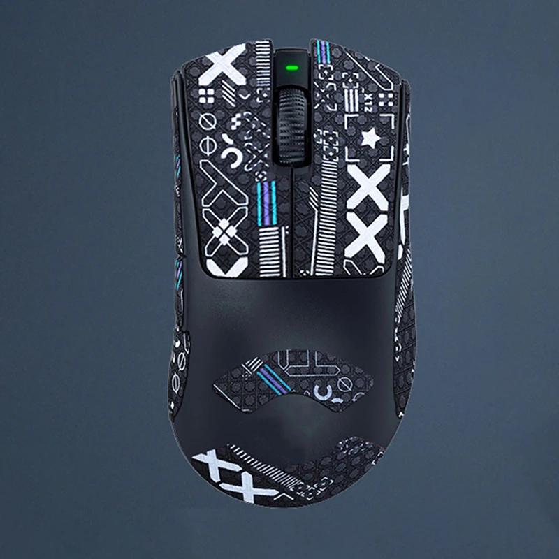 

Mouse Grip Tape Skate Handmade Sticker Non Slip Lizard Skin Suck Sweat For Razer DeathAdder V3 Pro Wireless Mouse