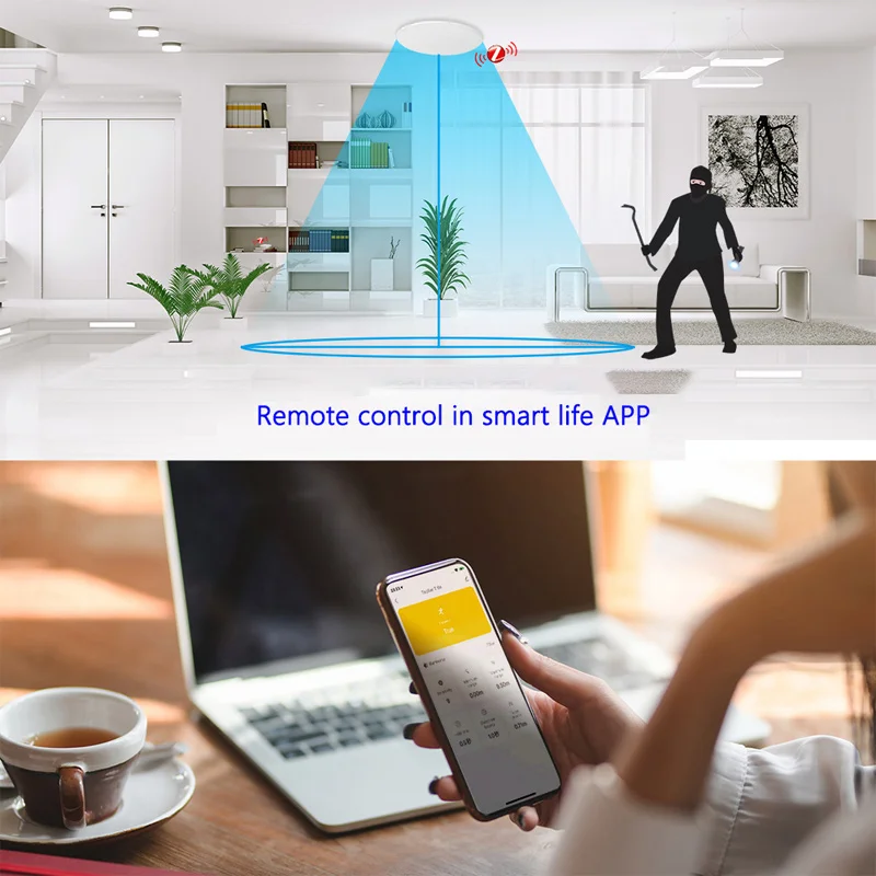 Рисунок 4 - Потолочный пассивный инфракрасный датчик движения
