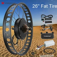 voilamart 26 1000w 48v electric bike fat tire rear wheel electric bicycle conversion kit hub motor
