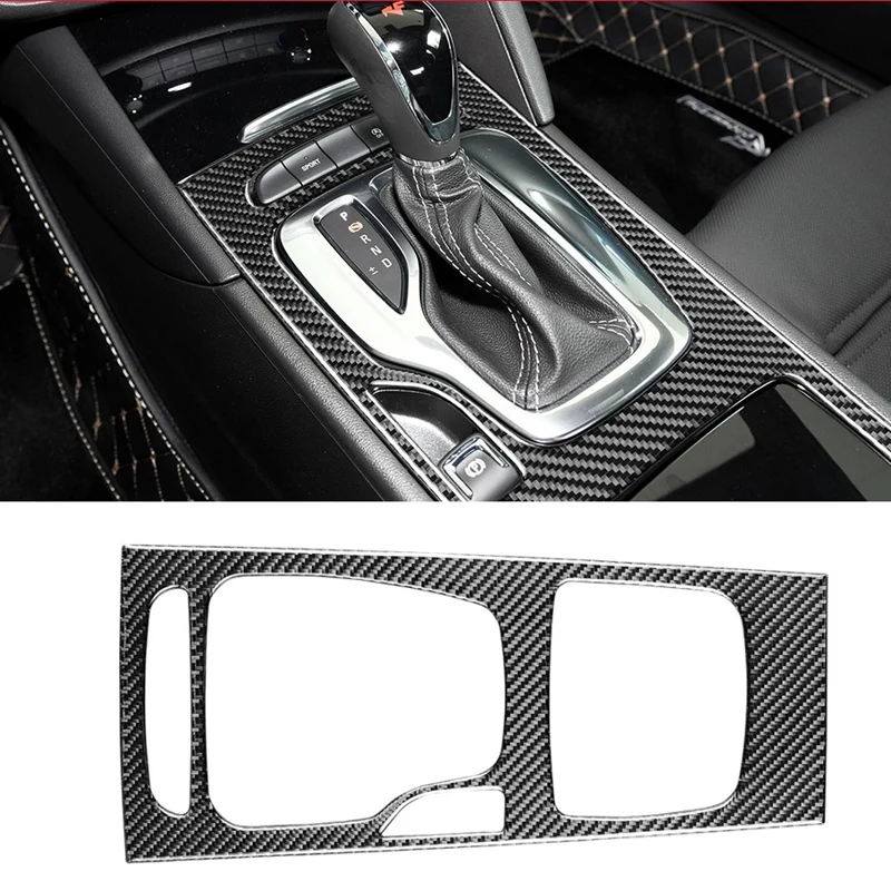 

Carbon Fiber Central Control Panel Gear Panel Cover Trim Sticker For Buick Regal 2017-2021 Interior Accessories