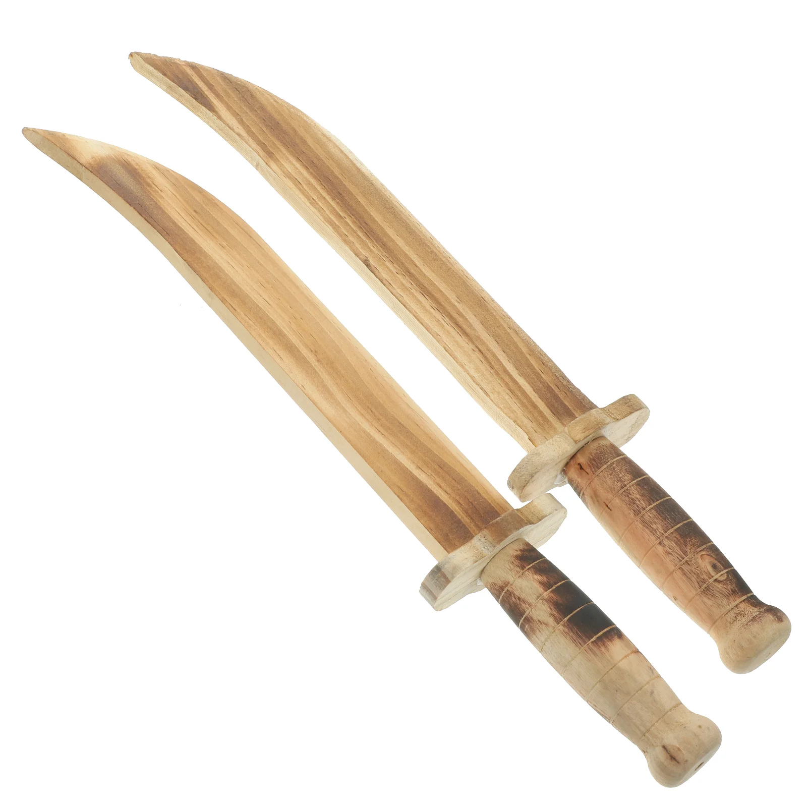 

2 Pcs Wooden Knife Toy Play Swords Boys Woody Portable Kidcraft Playset Pine Kids Adventure