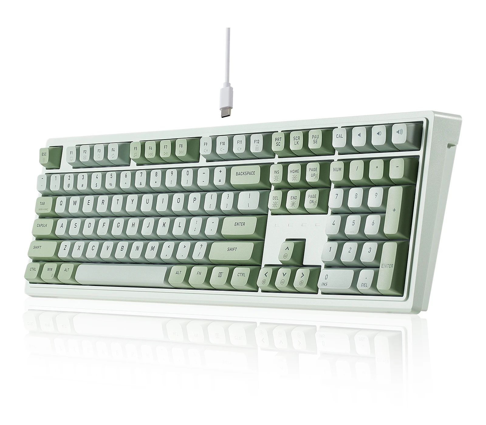 Клавиатура Hexgears M5 108key Механическая игровая с белой подсветкой и прокладкой