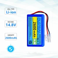 new 18650 lithium ion battery 14 8v 2600mah for robot a4s a7 v7s plus v55 pro w400 a9s px b020 vacuum cleaner