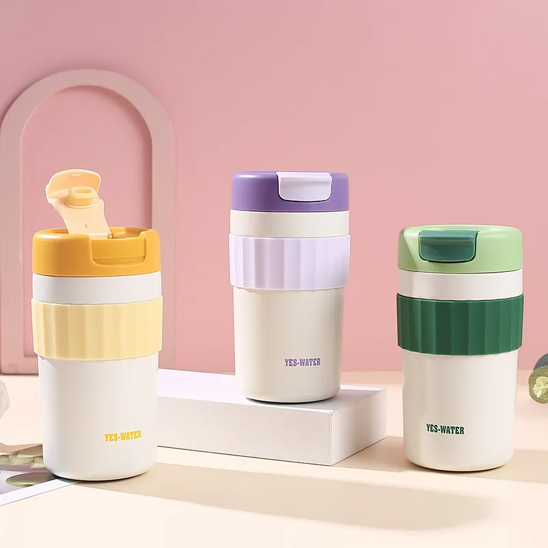 

480 мл Instagram стильная французская кофейная чашка Макарон вакуумные фляжки 316 термос из нержавеющей стали чашка для кофе для студентов