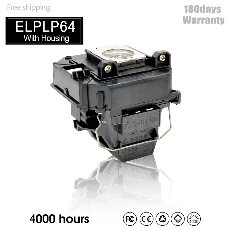 Яркая лампа ELPLP64 для проектора Epson EB-1880 VS350W EB-1870 EB-1840W EB-C720XN EB-C705W |