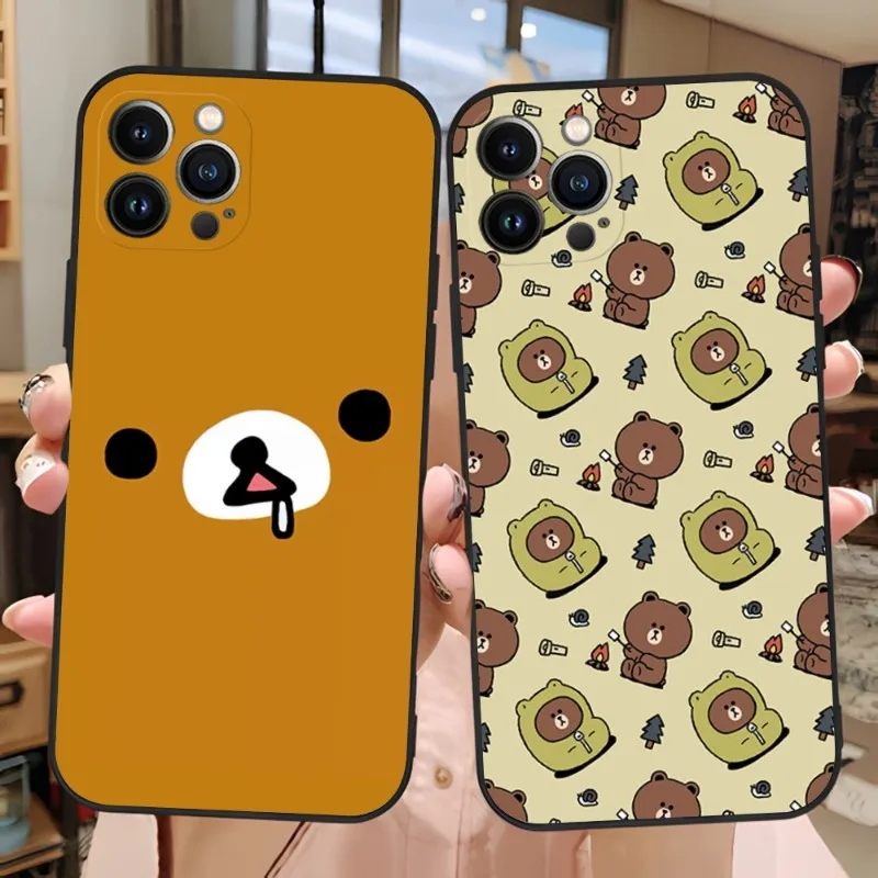 Чехол для телефона Rilakkumas Iphone 11ProMax 13 12 Pro Max Mini Xr X Xs 6 6s 7 8 Plus