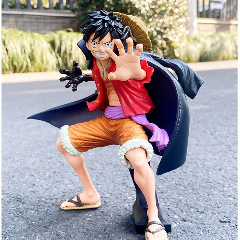 Figura de One Piece Monkey D Luffy de 20cm, traje de batalla de la isla fantasma, Wano Country Koa Art King, modelo de acción de Pvc, juguetes, regalo para niños