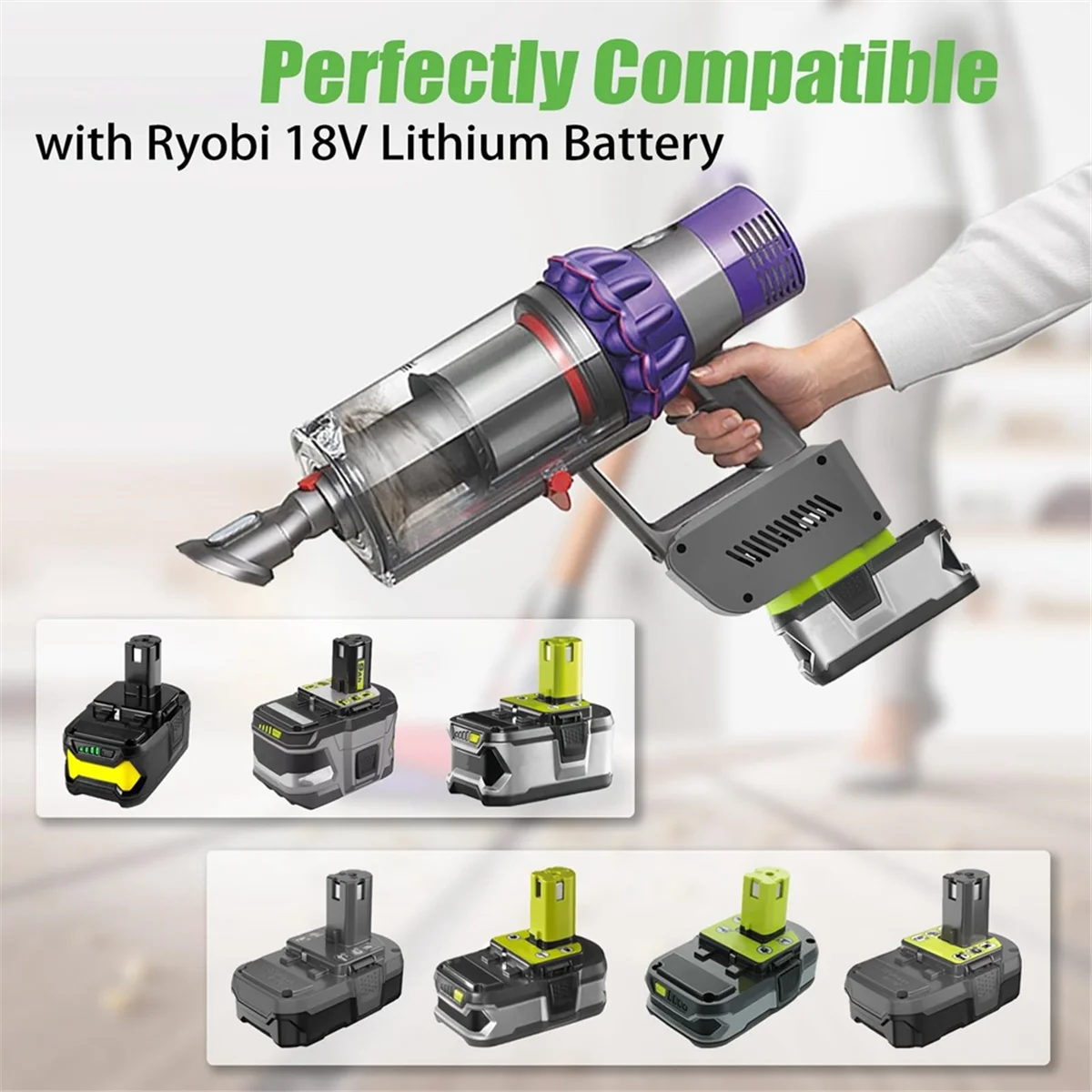 Адаптер RYO18V10 для Ryobi 18 в один аккумулятор преобразователь палочку беспроводного