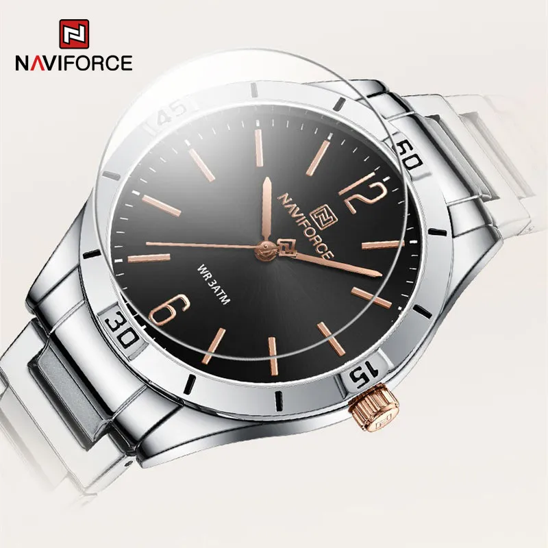 2023 NAVIFORCE New Luxury Women Clock Elegant Quartz Ladies Watch Delicate Dress Waterproof Watches Wristwatch שעונים לנשים