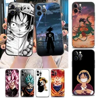 one piece luffy and ace phone case for iphone 11 12 13 pro max 7 8 se xr xs max 5 5s 6 6s plus case soft silicon cover bandai