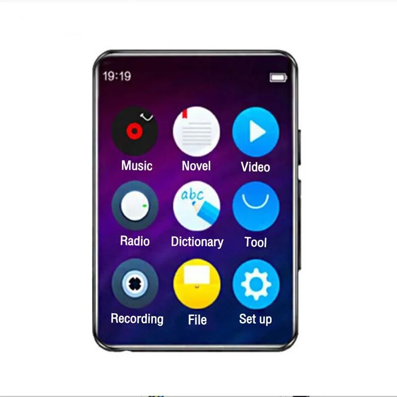 

Full HD 2.5 Inch MP3 Player Color Touch Screen Bluetooth Built-in Speaker Video HD Playback HIFI Lossless Music Personal Stereo