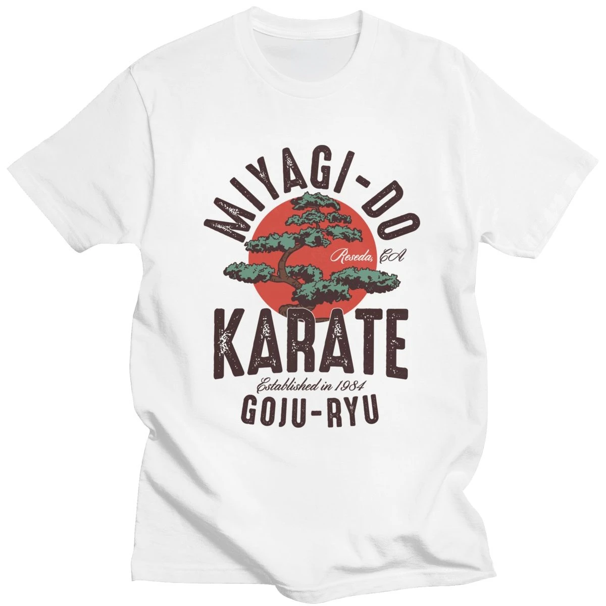 Japanese Kung Fu T Shirt Miyagi Do Inspired Karate Kid Printed T-shirt Women Men Vintage Cobra Kai Casual Short Sleeve Tpos Tee