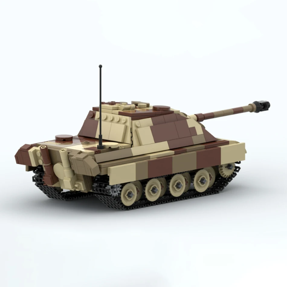 Конструктор Военная серия транспортных средств строительный блок Jagdpanther MOC