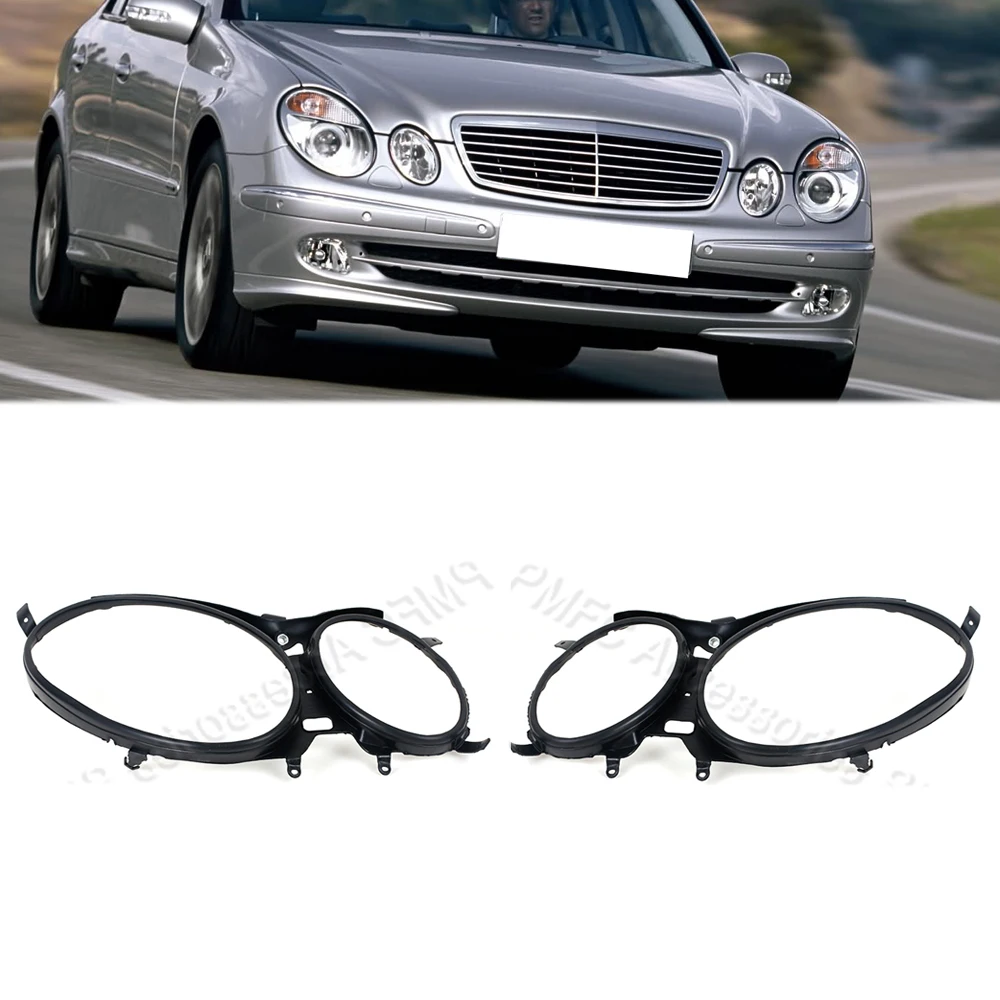 

Headlight Seal Strip Trim Ring Front Upper Headlight Cover Strips Upper Gaskets For Benz W211 2002-2008 2118200512 2118200612