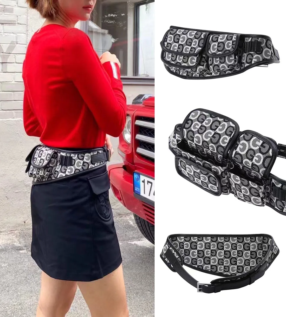 Fashion Golf Belt Waist Bag Men's and Women's Unisex Belt Waist Bag