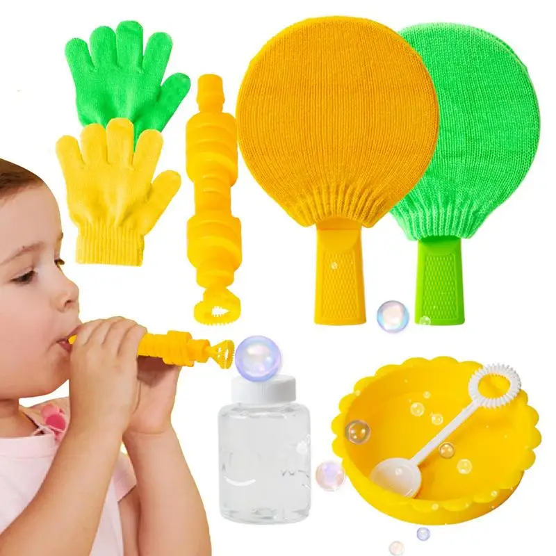 

Blowing Bubble Bounce Toy Cultivate Cooperation Large Bubble Tapping Toy Indoor Fitness Toys For Home Kindergarten Amusement