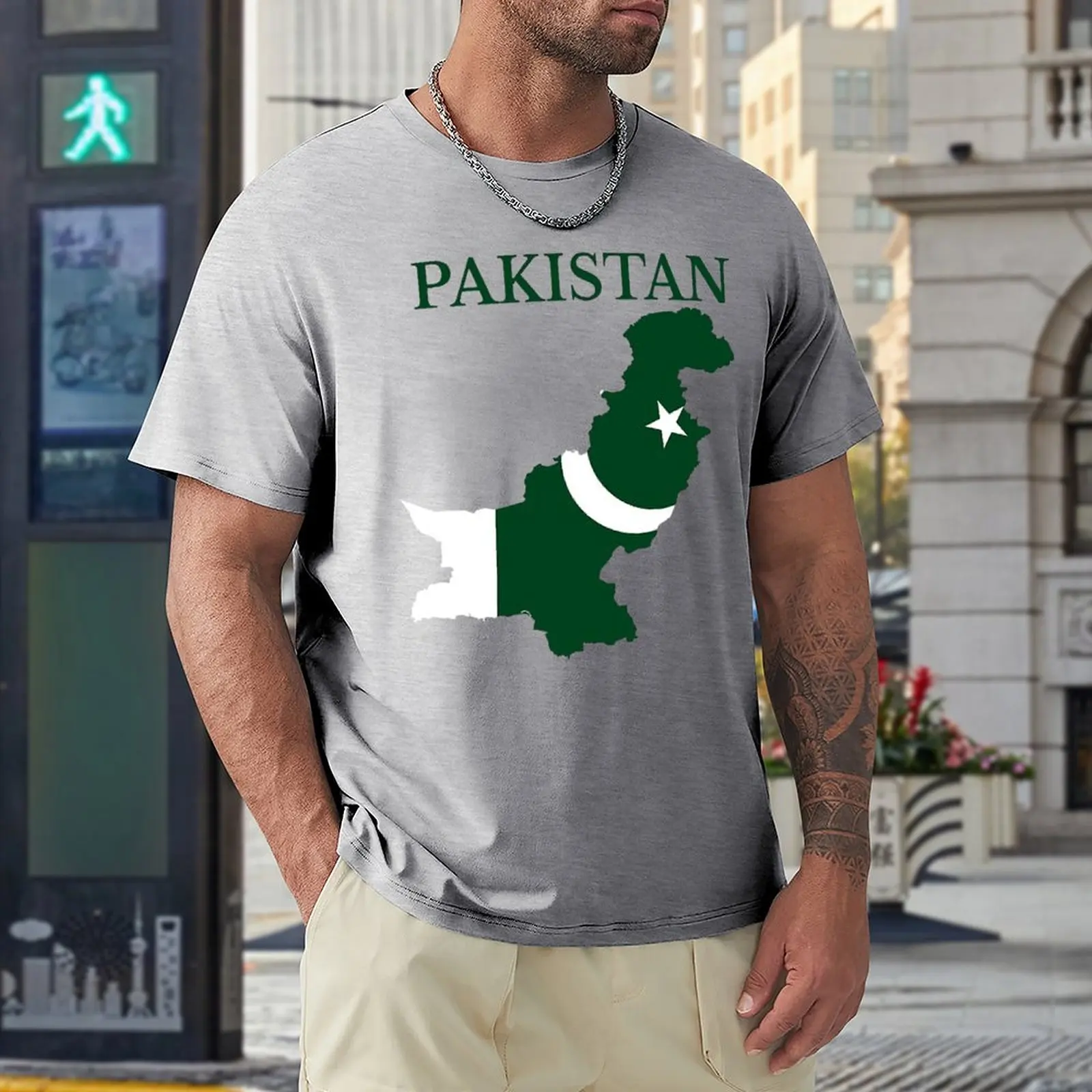 

T-shirts Pakistan Map Flag Premium Fitness Eur Size Vintage
