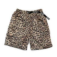 kapital hirata hohiro quick drying leopard print japanese nylon loose mens and womens casual shorts linen cotton beach shorts