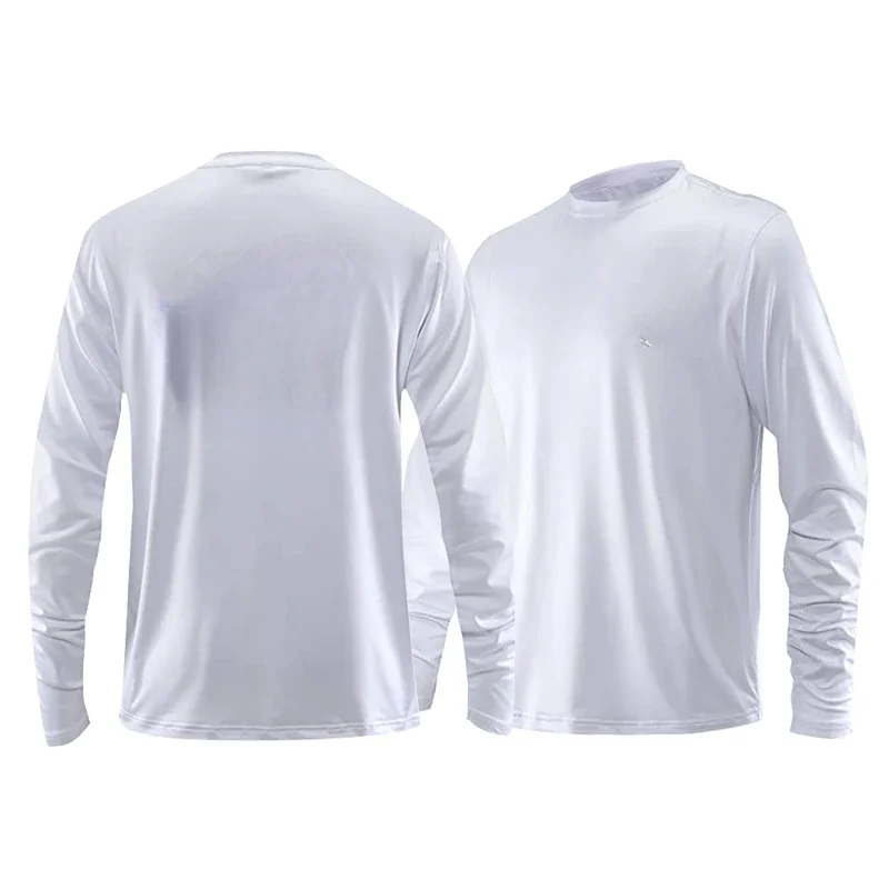 Футболка мужская с длинным рукавом дышащий свитшот защитой от УФ излучения