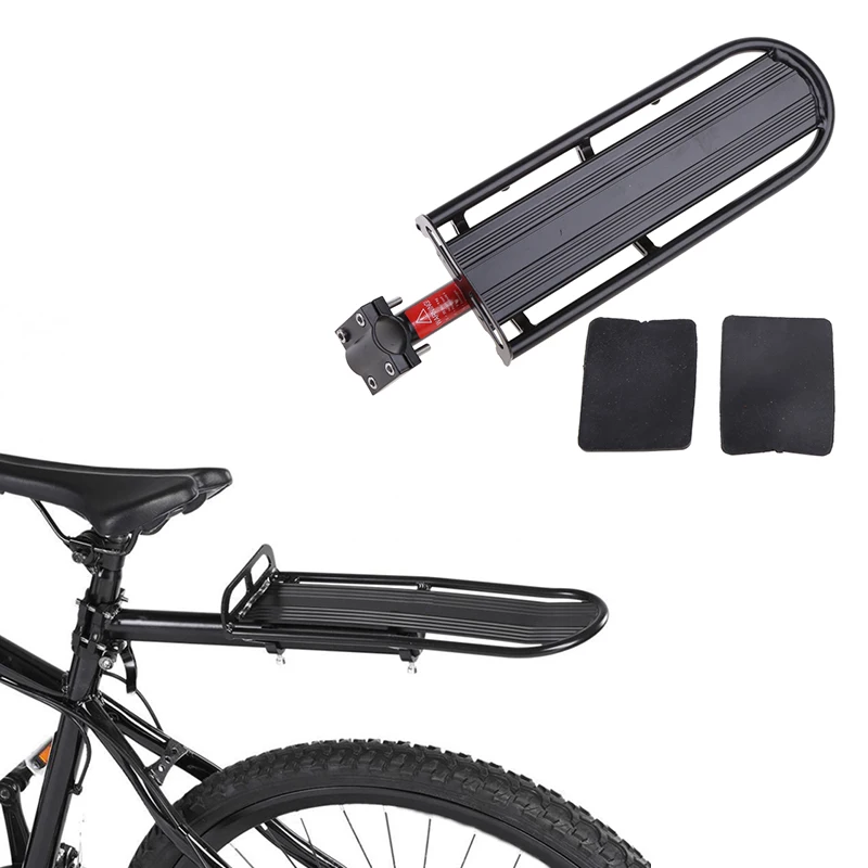 

Bike Rear Shelf MTB Road Bike Flat Retractable Carrier Rack Luggage Stands Sub Frame Bicycle Rack Cycling Accessories