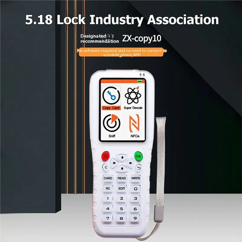 Фото Дубликатор RFID 125 кГц 13,56 МГц, копир-ридер-райтер для смарт-карт ID IC №4