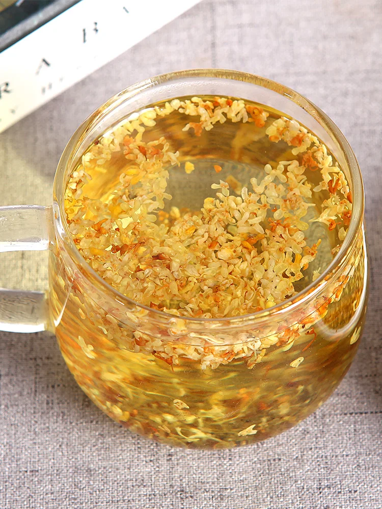 Сушеный ароматизированный чай с османтусом натуральный травяной Guangxi Guilin листья