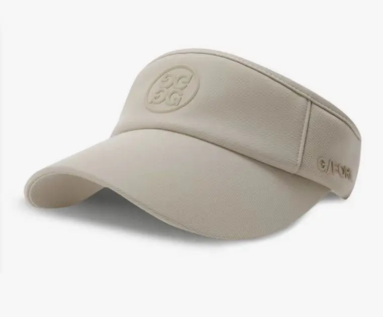 Golf ladies no top hat black and white khaki sunscreen hat