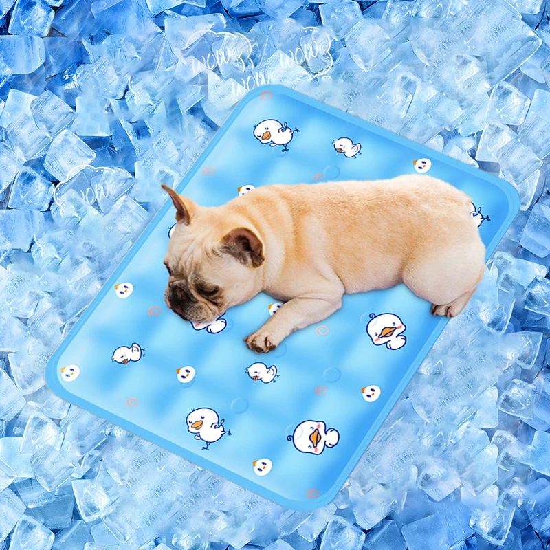 

Pet Gel Ice Pad Cool Mat Summer Cushion Refreshing Carpet Cold Sleeping Blanket Waterproof Moisture-Proof Ice Pad Dog Supplies