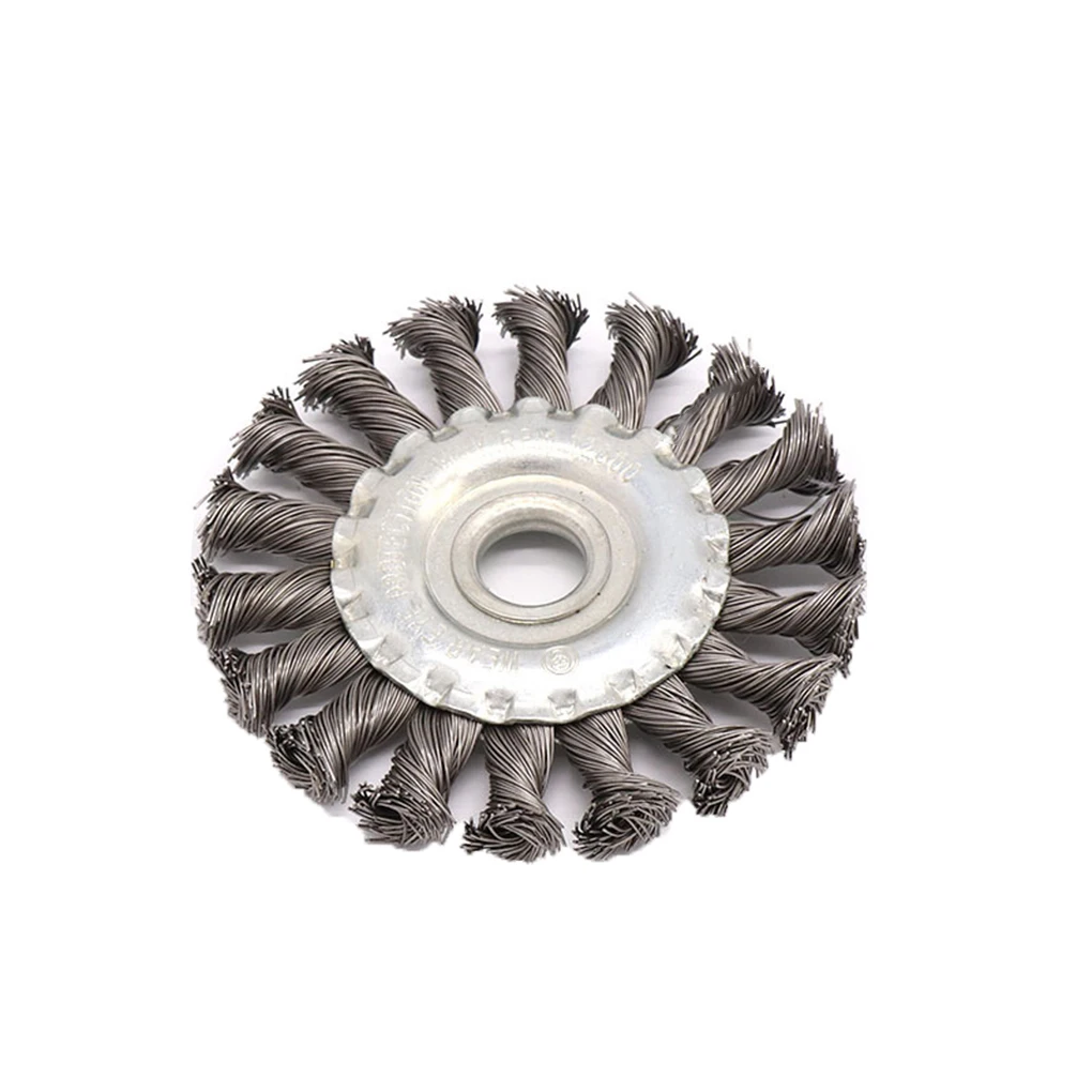 100mm M14 Twist knot steel wire wheel brush Rust removal wire wheel Cup Brush Disc For Angle Grinder