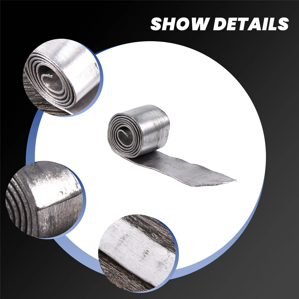 Мягкий свинцовый лист рыболовные грузила с зажимом 1 0 мм