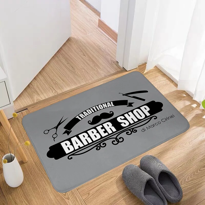 

Mat Non-slip Hallway Barber Shop Mats Entrance Doormat Door Prayer Rug Kitchen Carpets Welcome Carpet House Room Cute Floor Rugs