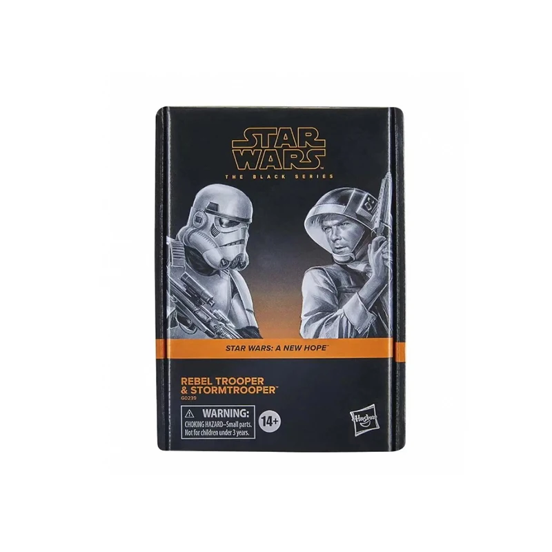 Набор из 2 фигурок Hasbro STAR WARS Movie The Black Series: Rebel Trooper и Stormtrooper A New Hope, 6 дюймов (art.: 3920dbb1eab2e) - 3920dbb1eab2e
