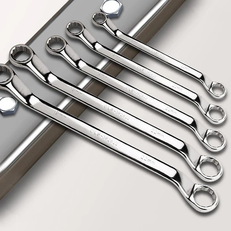 Многофункциональный двухсторонний гаечный ключ 6-17 мм термообработанный