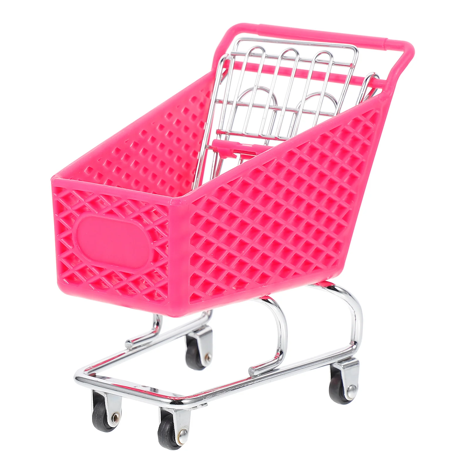 

Cart Shopping Mini Supermarkettrolley Miniature Grocery Basket Storage Holder Desk Handcart Smallmodel Carts Kidsjewelry Play
