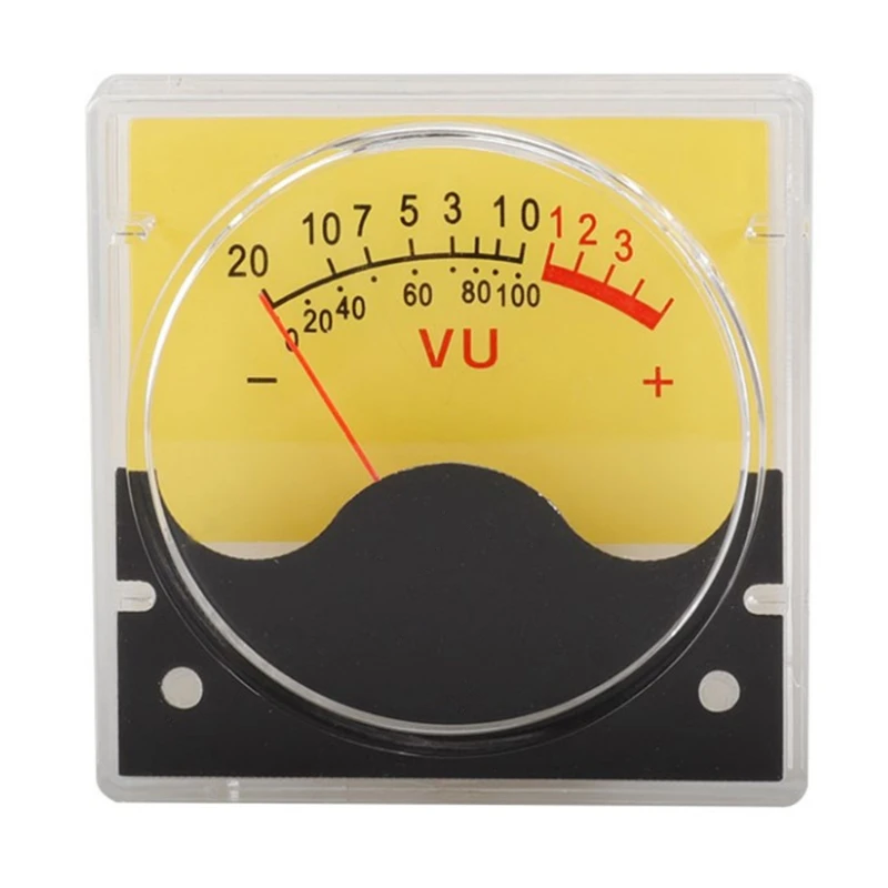 

Panel VU Meter TR-R36W 500uA 0dB=1.288V 35x35mm LED Lamp